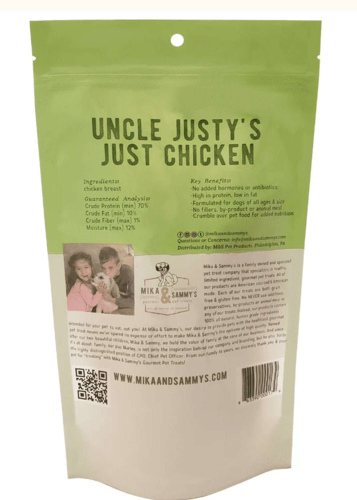 Mika & Sammy’s Uncle Justy’s Just Chicken